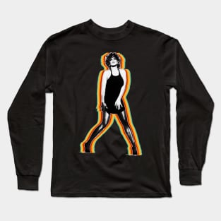 Retro Tina Turner Long Sleeve T-Shirt